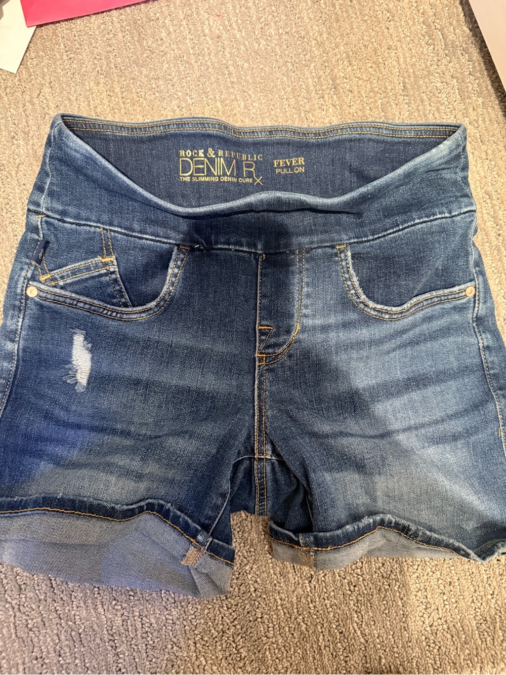 Rock & Republic Blue Denim Jean Shorts